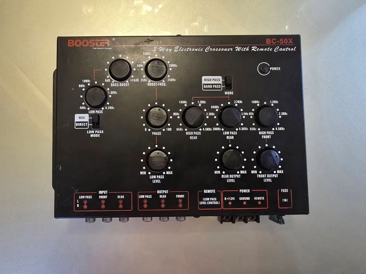 Processador de audio crossover analogico Booster - Peças para