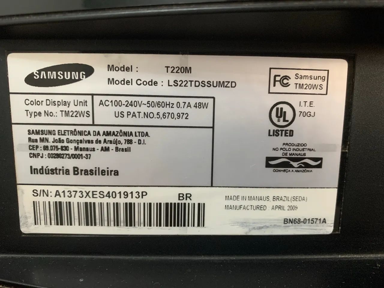 TV MONITOR 22 POLEGADAS PARA CONSOLES / PC / TV - Foto 2