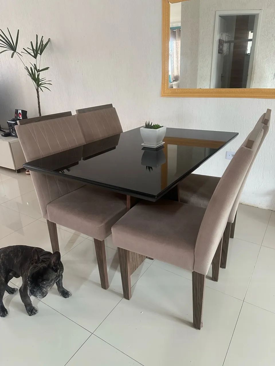 Mesa com 4 cadeiras 