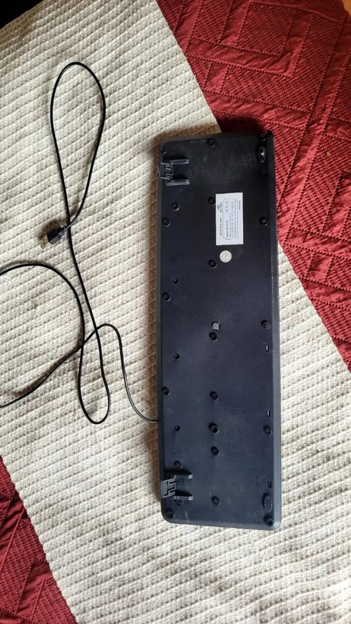 Teclado com cabo USB - Foto 3