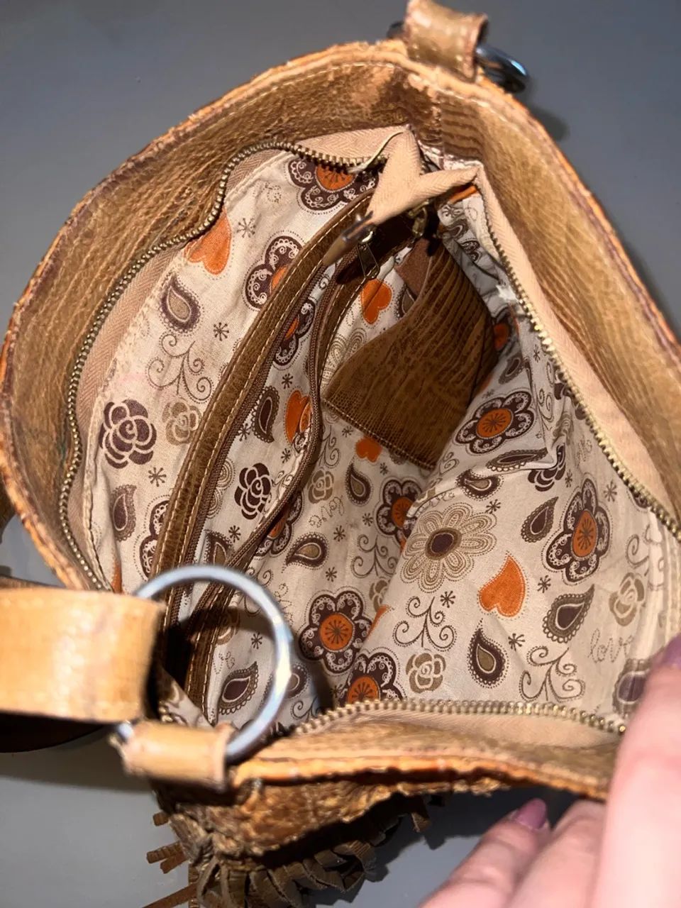 Bolsa de couro boho - Foto 3