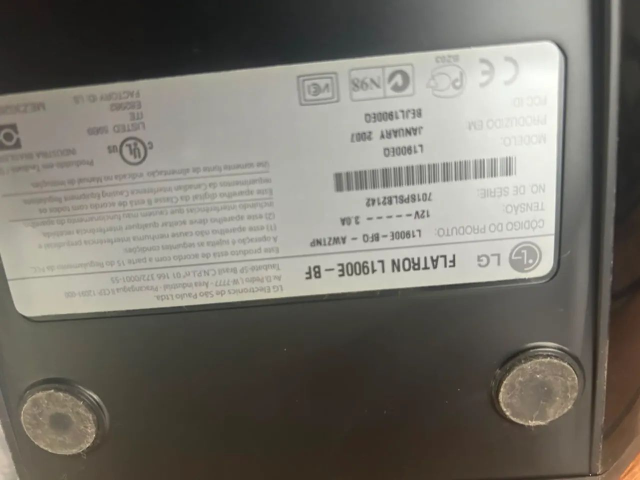 Monitor LG Flatron L1900E-BF 19? LCD - Funcionando - Ótimo Estado - Foto 5