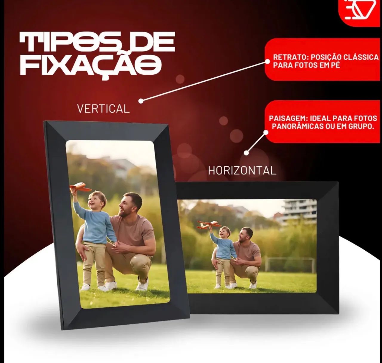 Porta-retrato Digital Grasep D-ft070 7 polegadas  - Foto 5