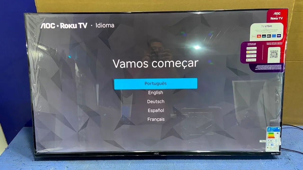 Tv Roku 50 polegadas na caixa!