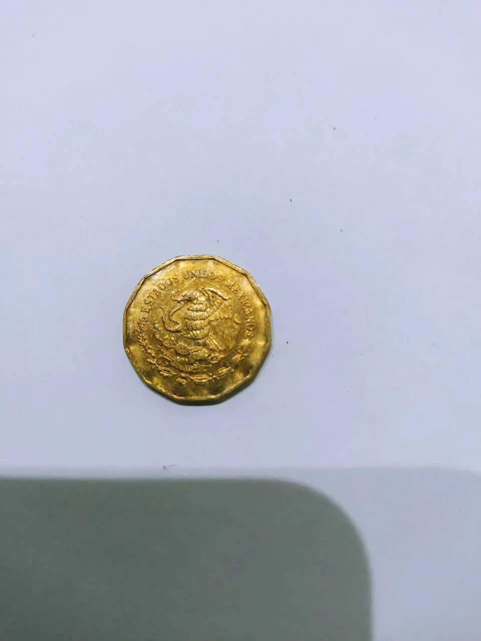 Moeda do México do ano de 1997 de 20 centavos - Foto 2