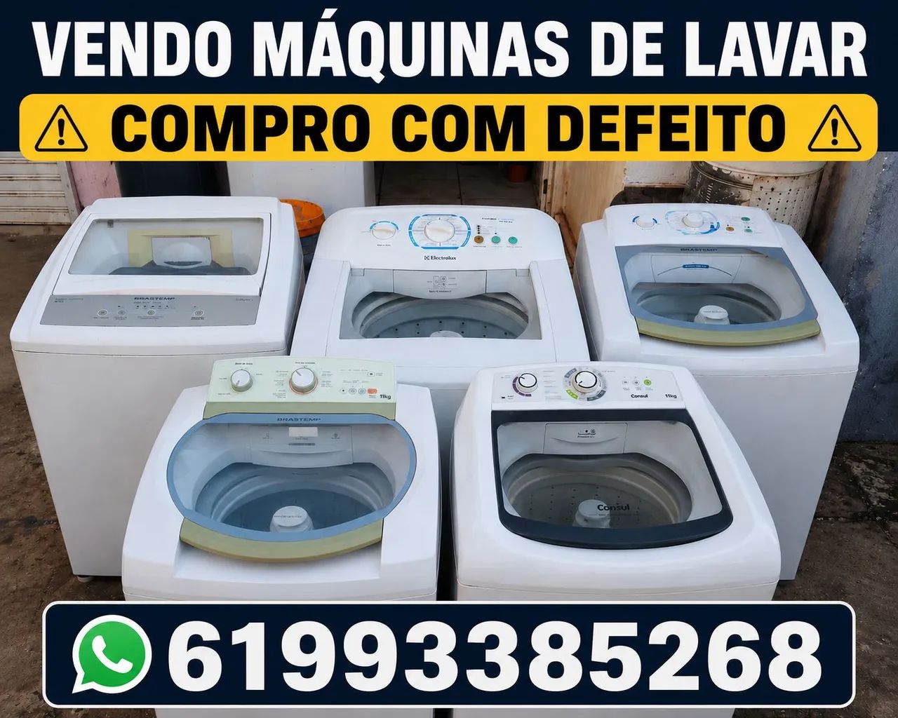 Vendo máquinas de lavar.