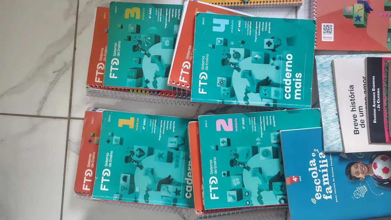 Coleção de livros do quarto ano do ensino fundamental. FTD sistema de ensino. Sesc - Foto 3