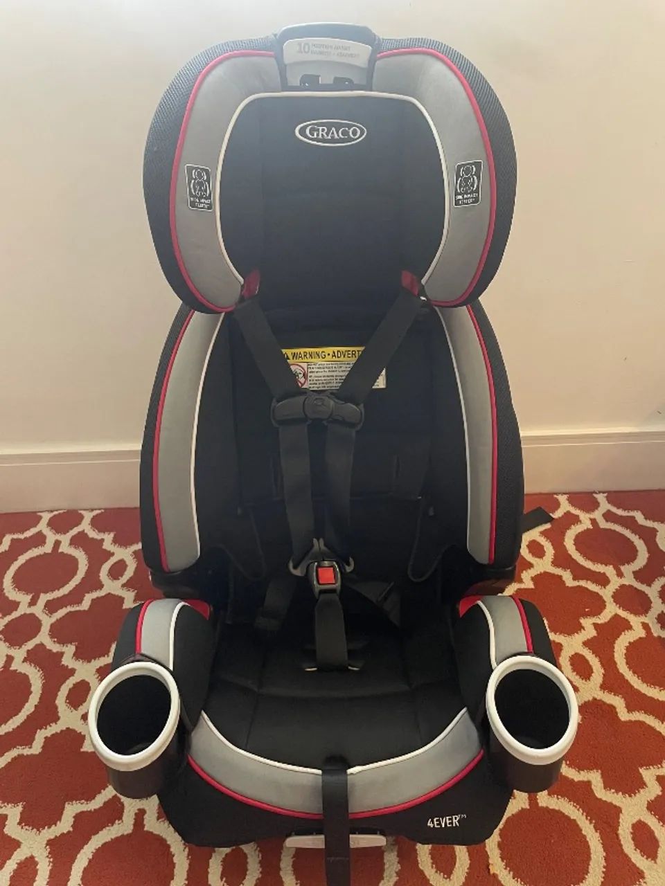 Cadeirinha infantil para carro Graco 4Ever All-in-1 Cougar vermelho