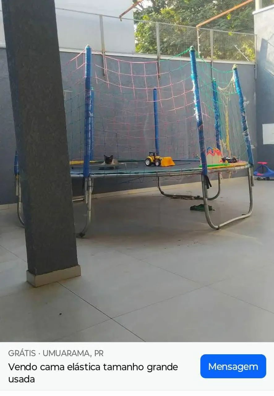 Vendo cama elástica usada 