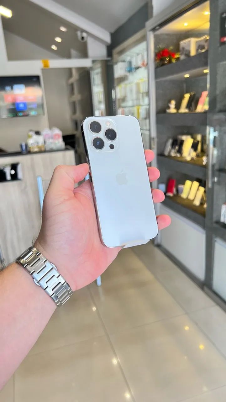 IPHONE 13 PRO - SILVER - 128GB - - Celulares e Smartphones - Setor