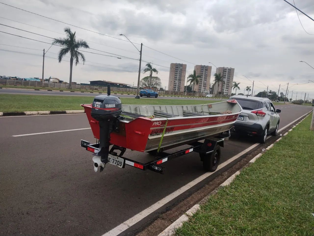  Conjunto completo barco motor e carreta  - Foto 5