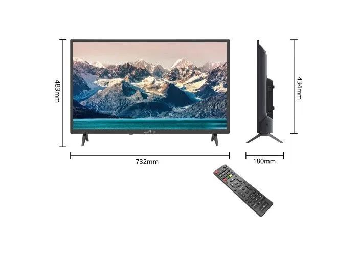 TV LED 32" Smart Tech (Importada da Europa) - Perfeito Estado! - Foto 2