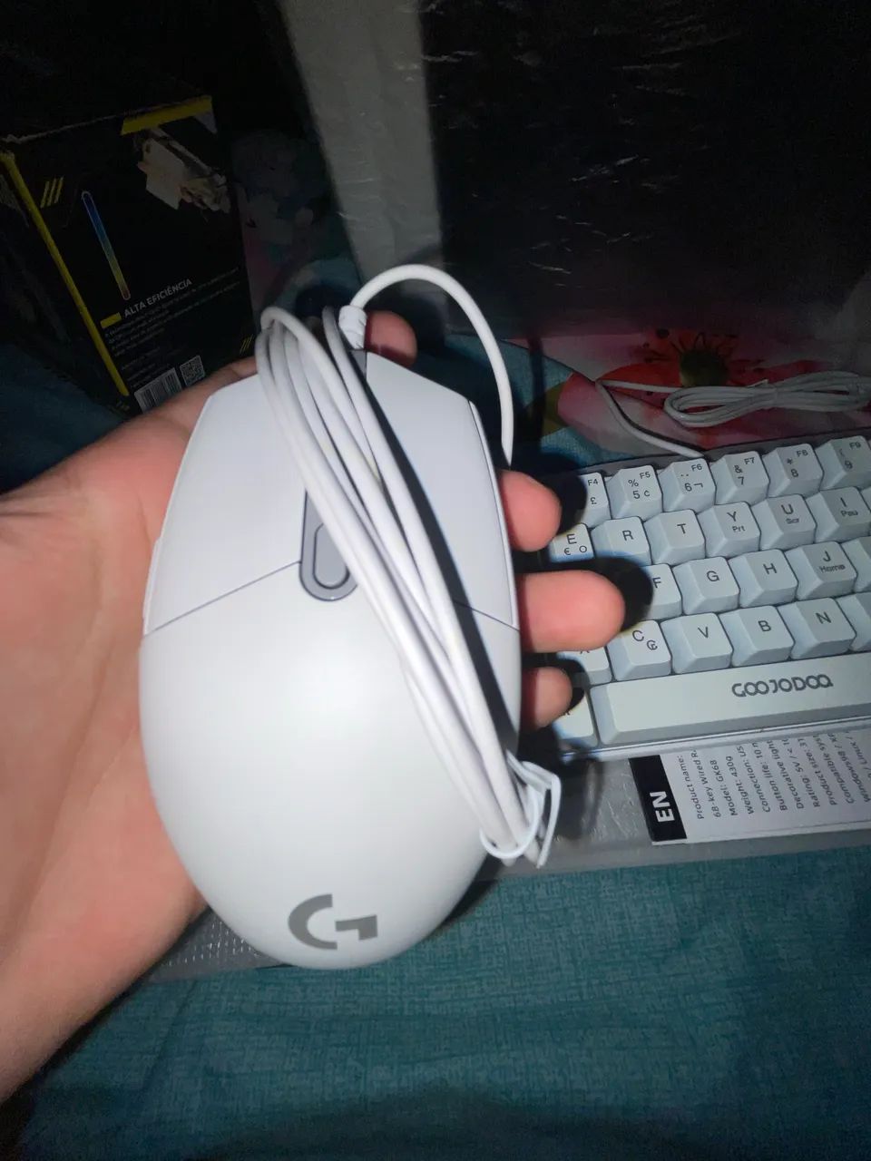 Vendo mouse Logitech G203 e teclado (ambos estão novos)  - Foto 4