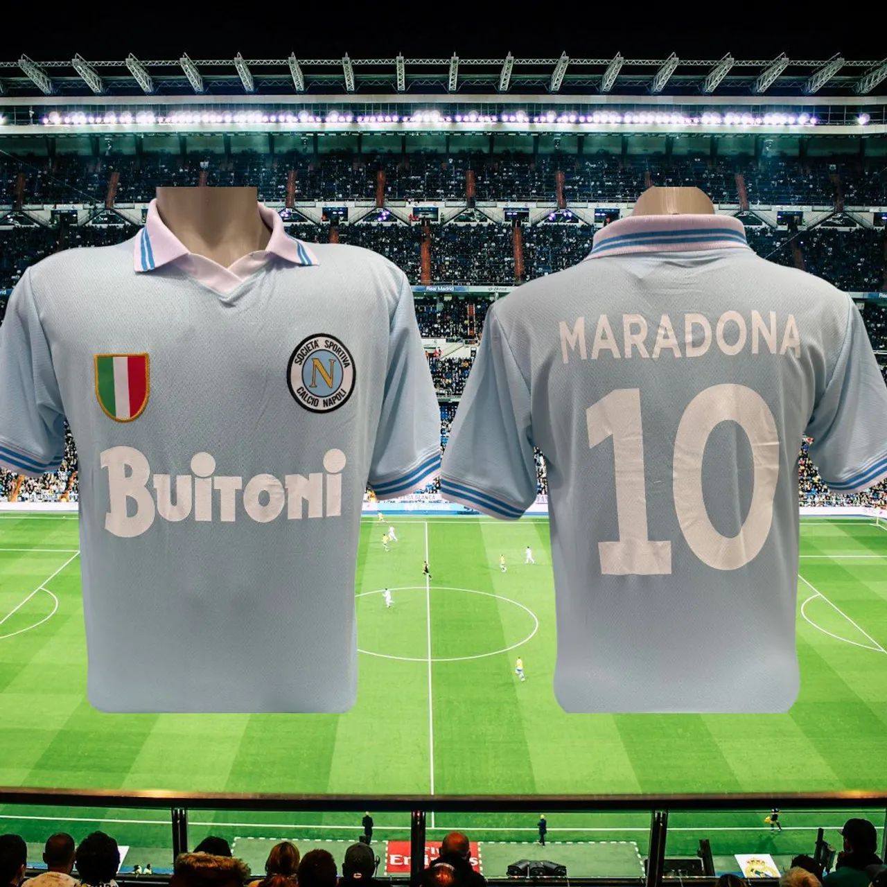 Camiseta Napoli Retrô Maradona 10