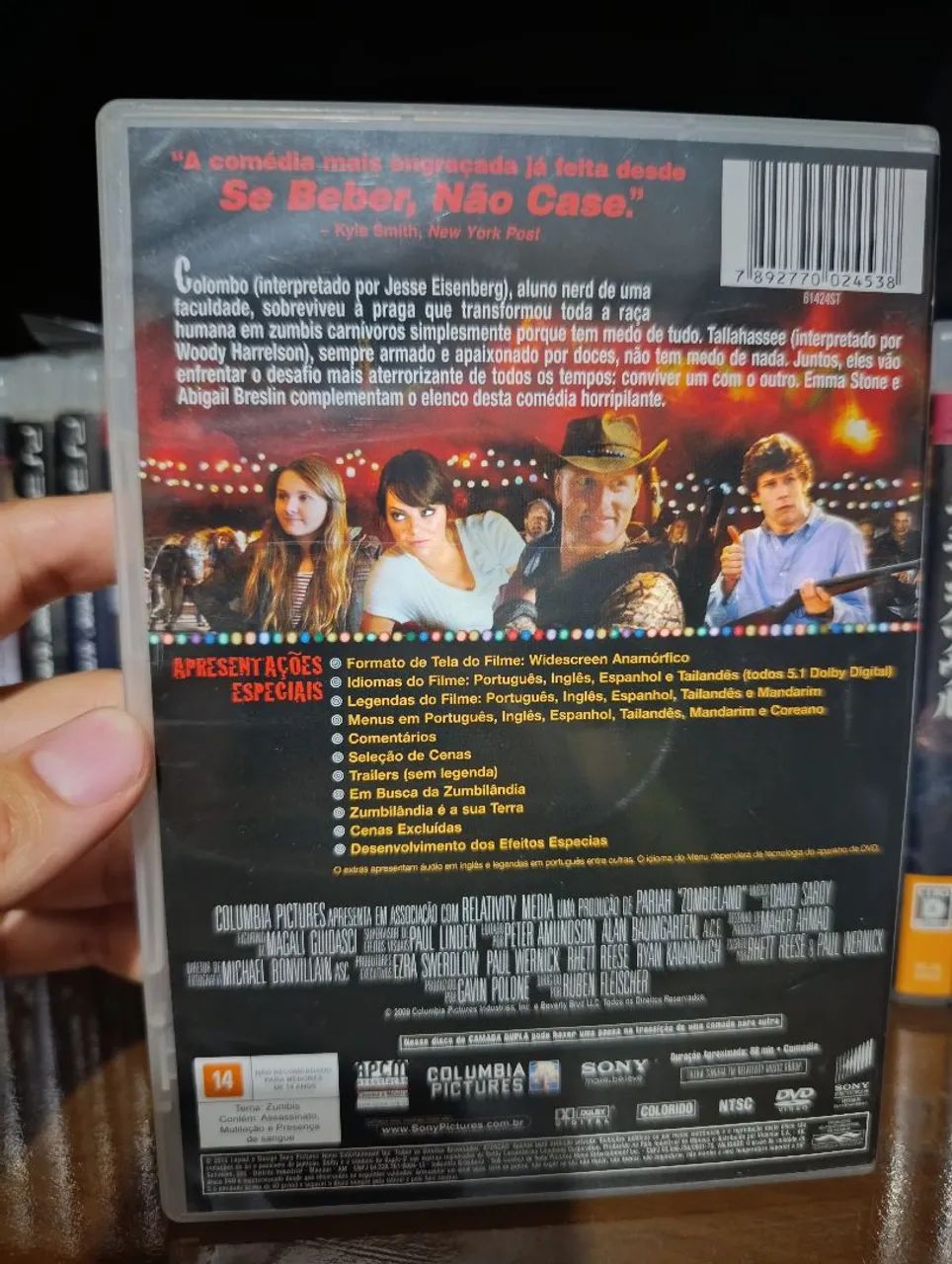 Zumbilândia DVD ORIGINAL - Foto 2