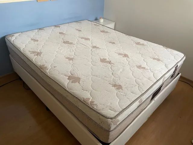 Cama Queen 1,58x1,98 (Colchão e Box) - Foto 2