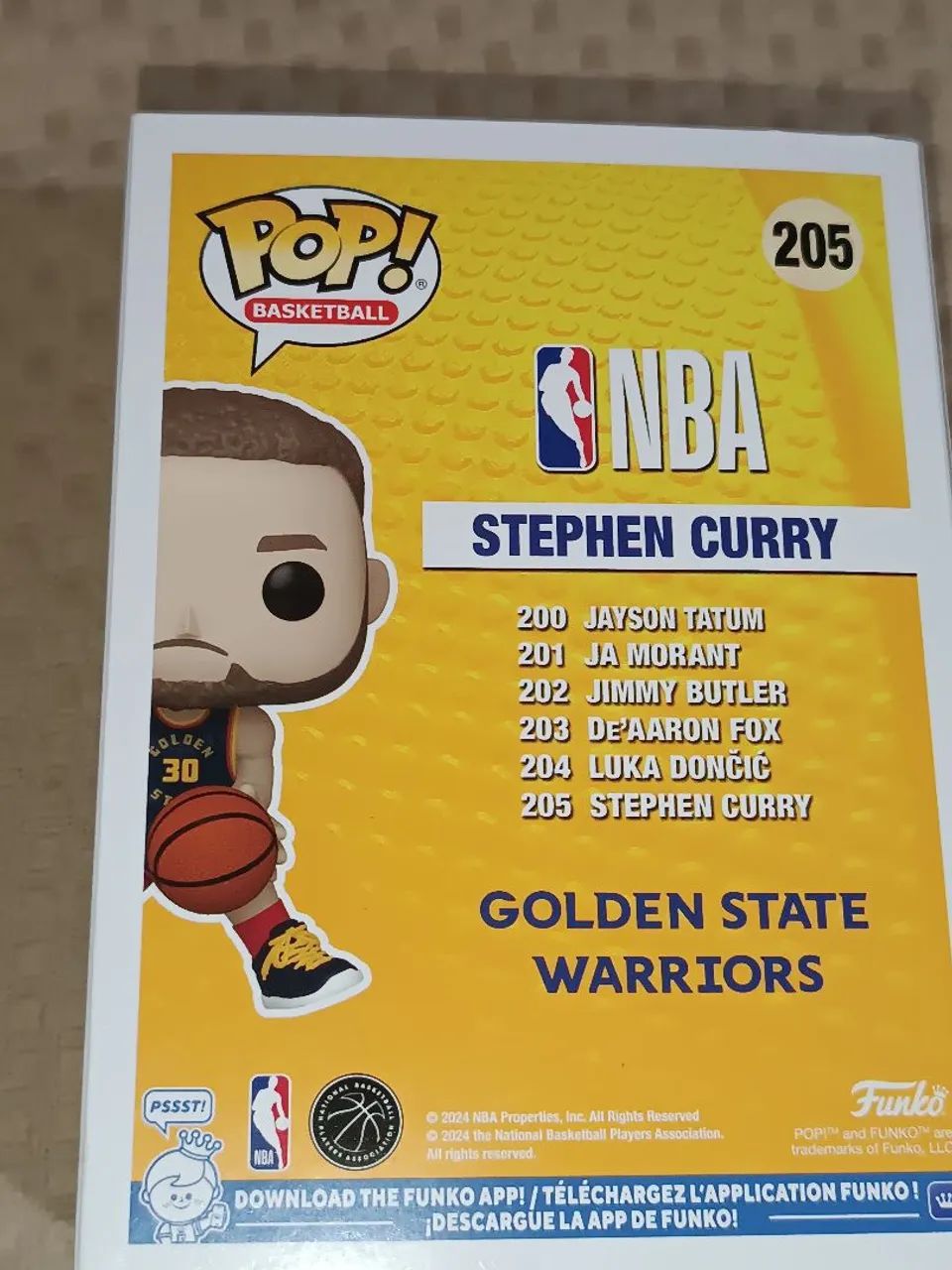 Funko Pop Stephen Curry 205 Oficial  - Foto 3