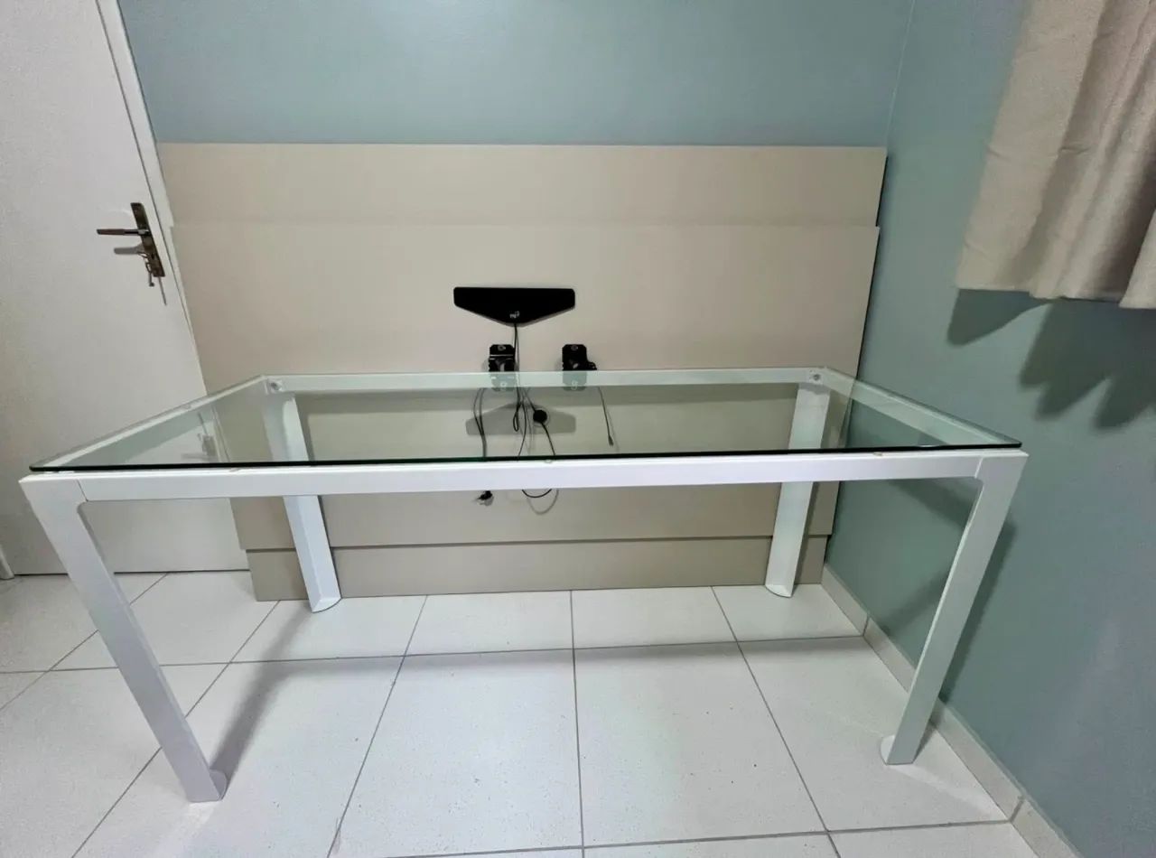 Mesa Ferro e Vidro Alto Padrão - Foto 3
