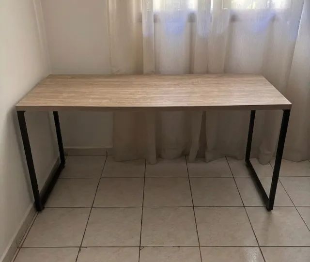 Escrivaninha - Mesa para escritório estilo industrial - 1,50 x 0,60