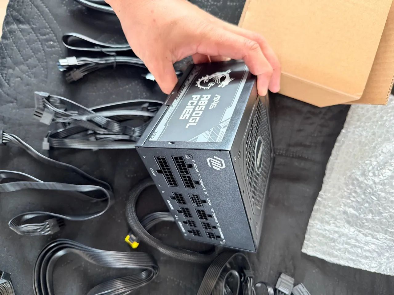 Fonte MSI MAG 850w Full Modular - Foto 2