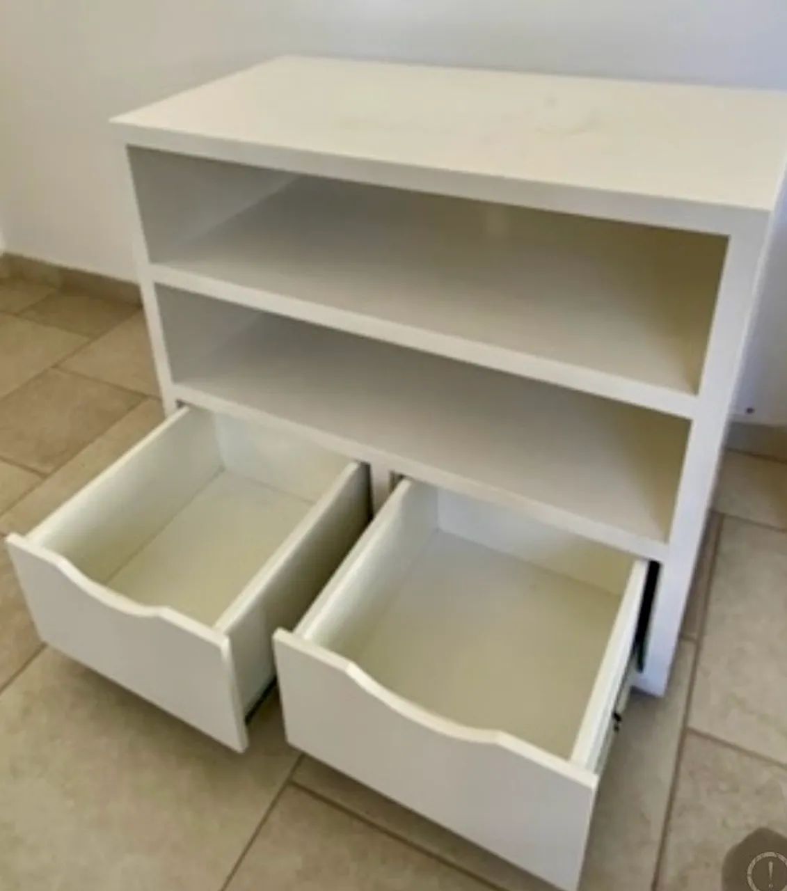 Rack branco em madeira  - Foto 4