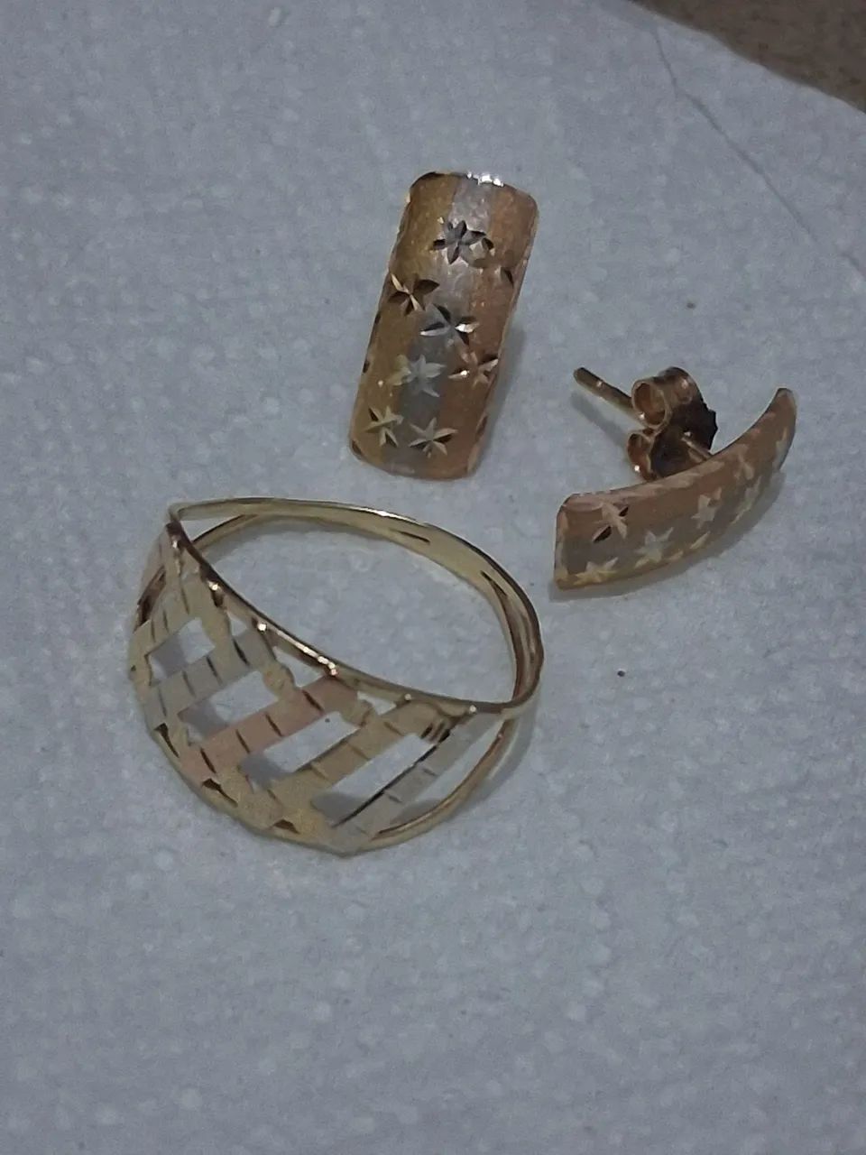 Conjunto de brinco com anelzinho  - Foto 2