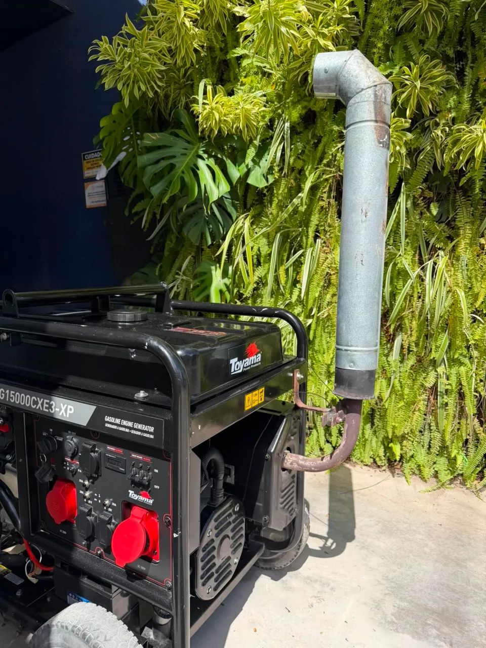 Gerador Toyama 17kva TG15000CXE3-XP Seminovo - Revisado Recente! - Foto 5