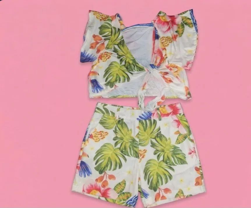 Conjunto cropped + short saia - Foto 2