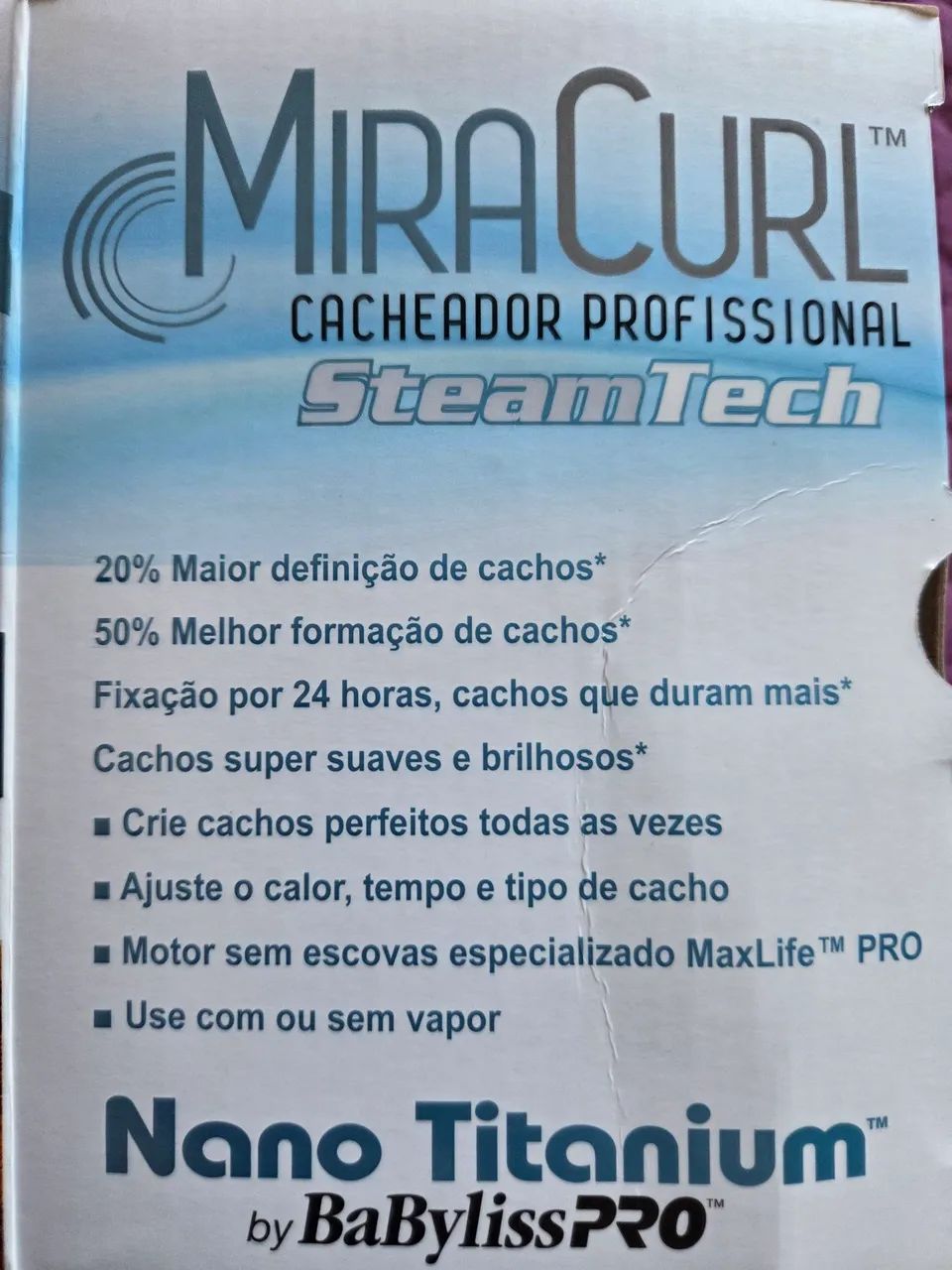 MIRACURL - CACHEADOR PROFISSIONAL  - BABYLISS - NANO TITANIUM - Foto 4