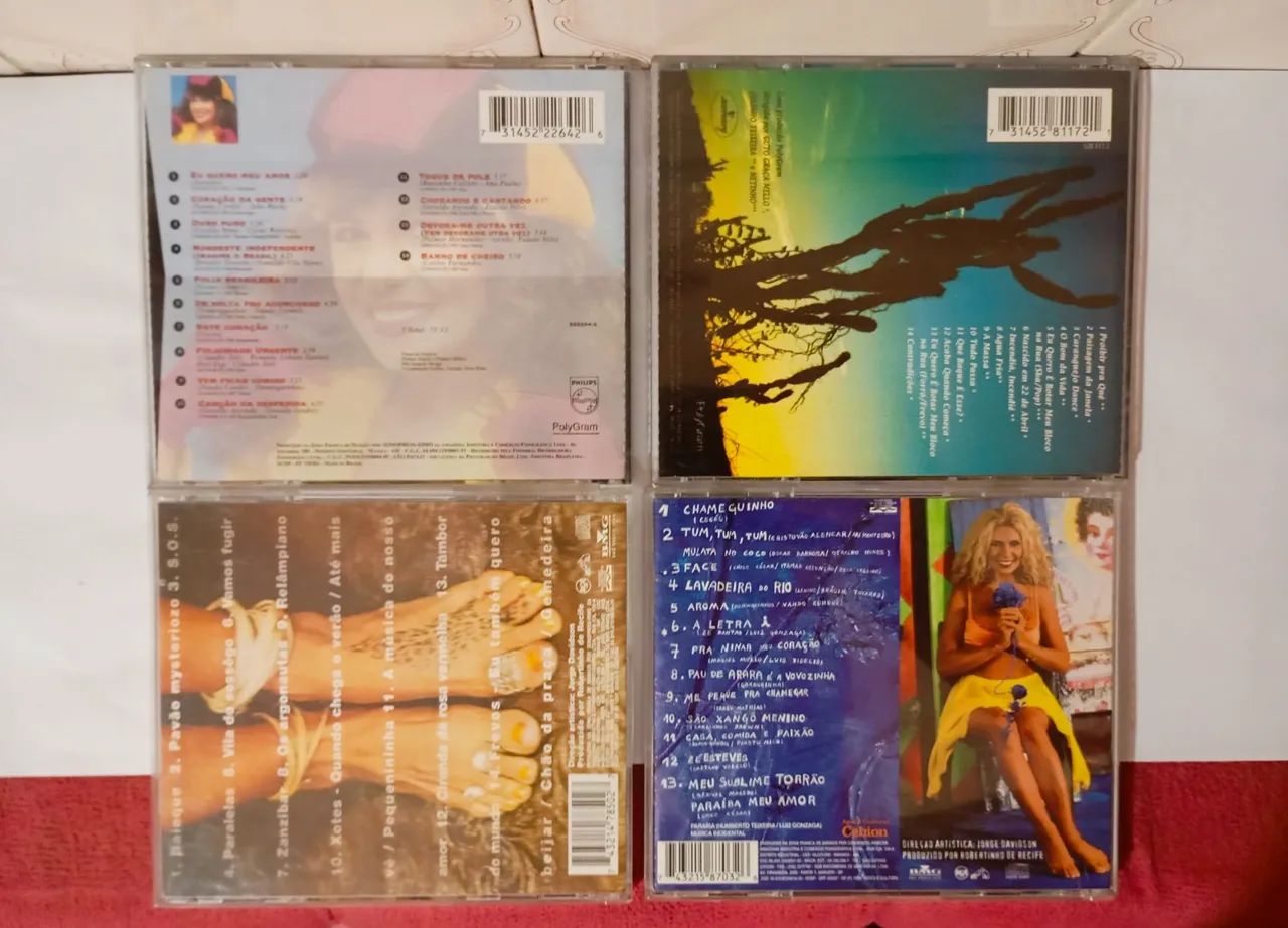 Coleção C/ 4 CDs Elba Ramalho - MPB - Originais - Foto 2