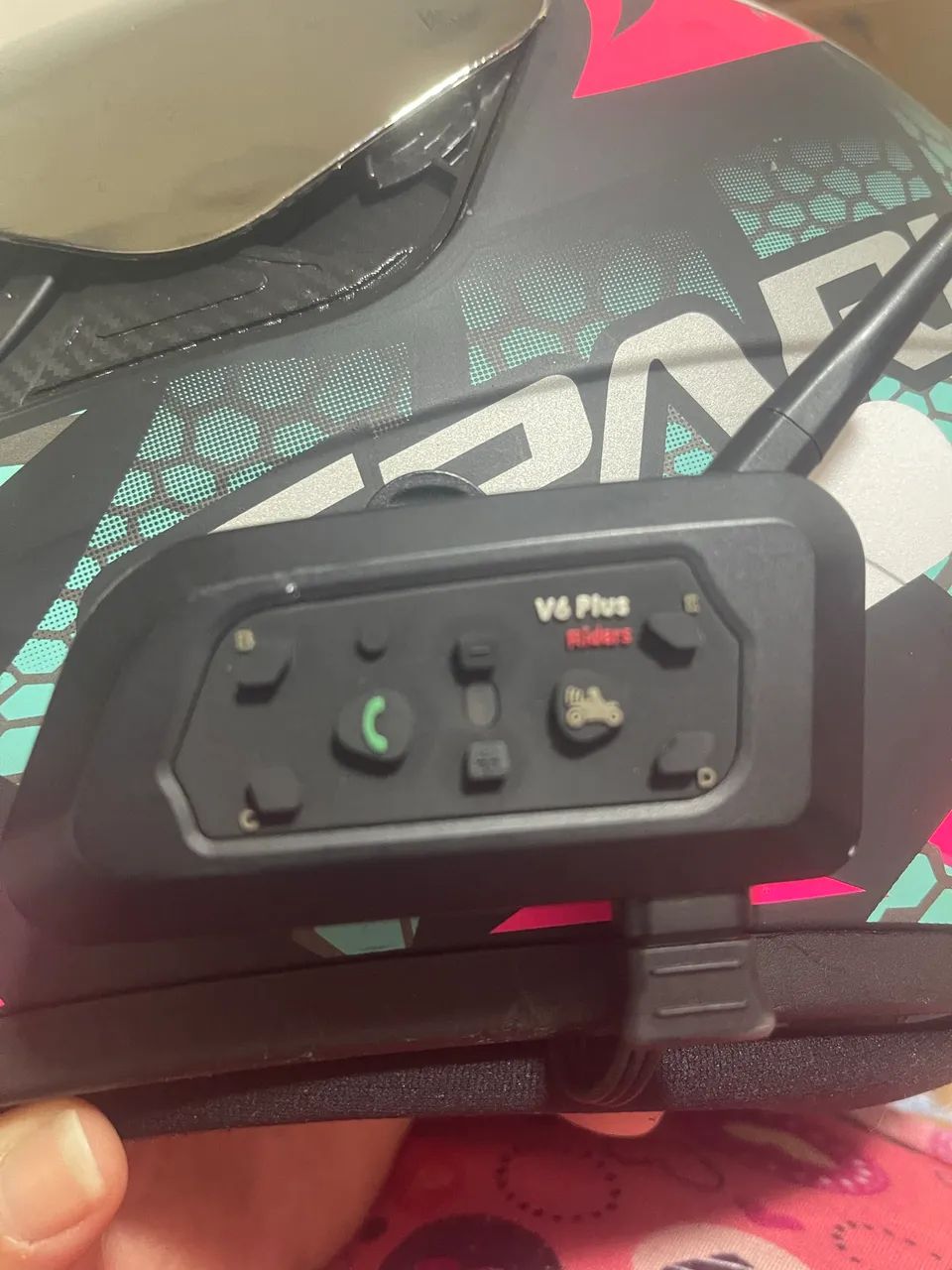 CAPACETE SPARK DRAGON COM INTERCOMUNICADOR  - Foto 4