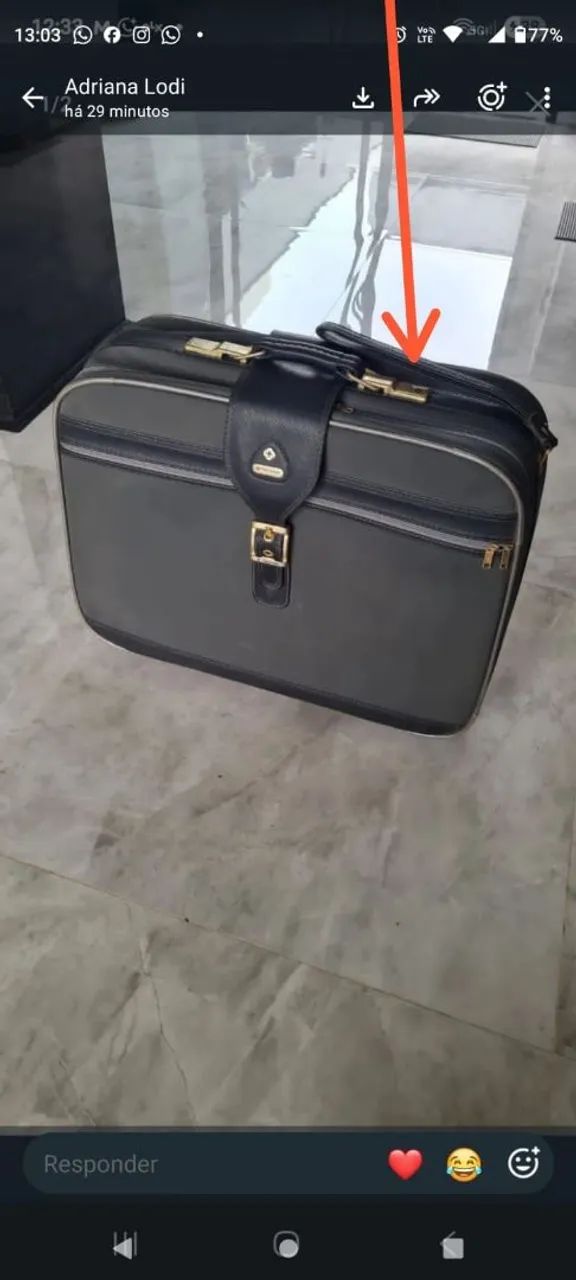 Mala samsonite com rodinha - Foto 4