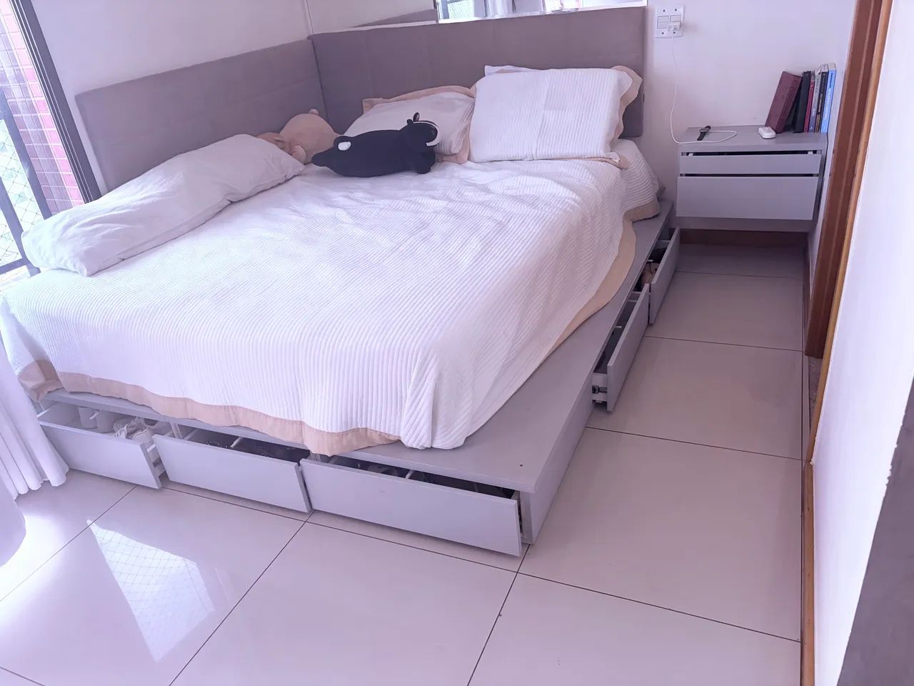 Vendo conjunto de quarto modulado com cama queen - Foto 4