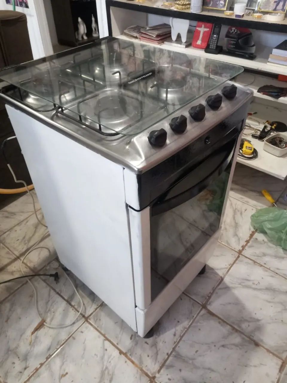 Fogão 4 bocas automático Brastemp - Foto 2