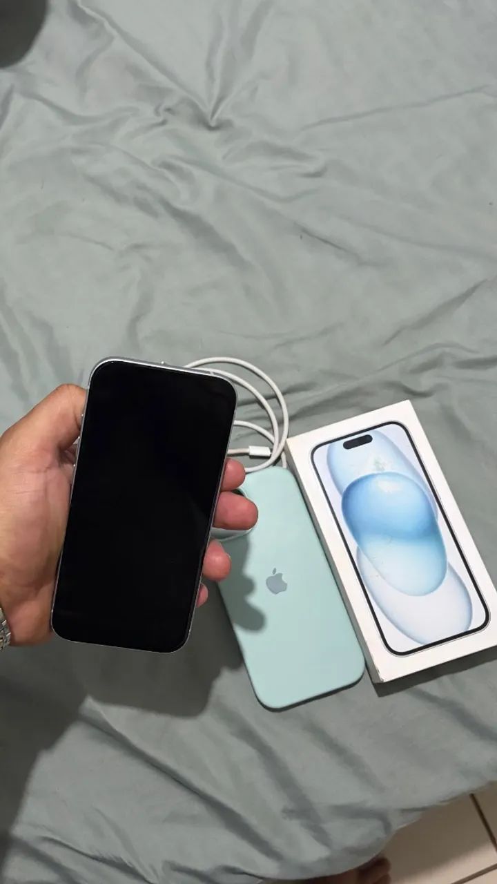 iPhone 15 - 256GB - Azul - Foto 3