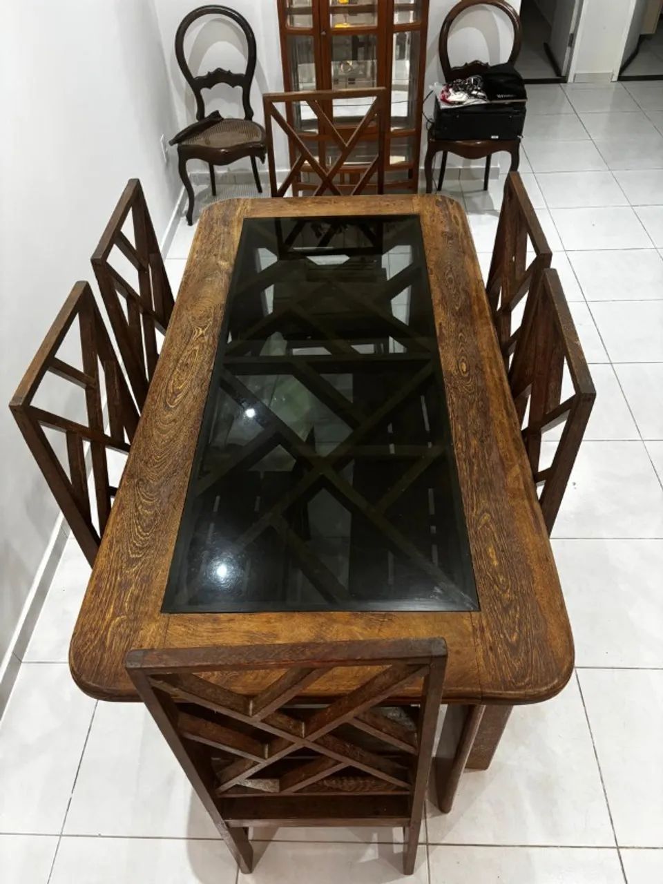 Mesa 6 lugares de Madeira Maciça  - Foto 3