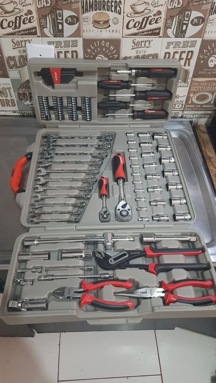 Jogo de Ferramentas Profissional 110 Peças 
