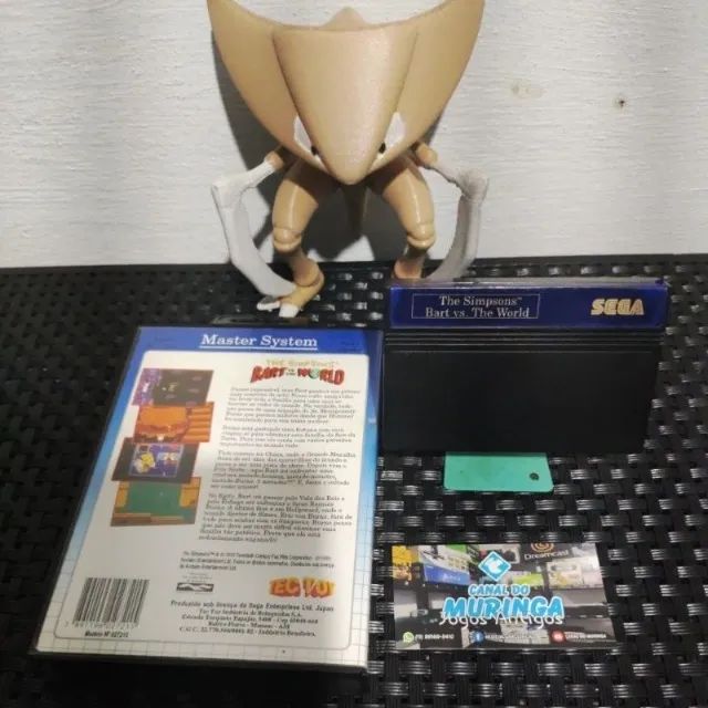 Bart vs the world - Original - Tectoy - Master System - Caixa de plástico padrão Sega. - Foto 3