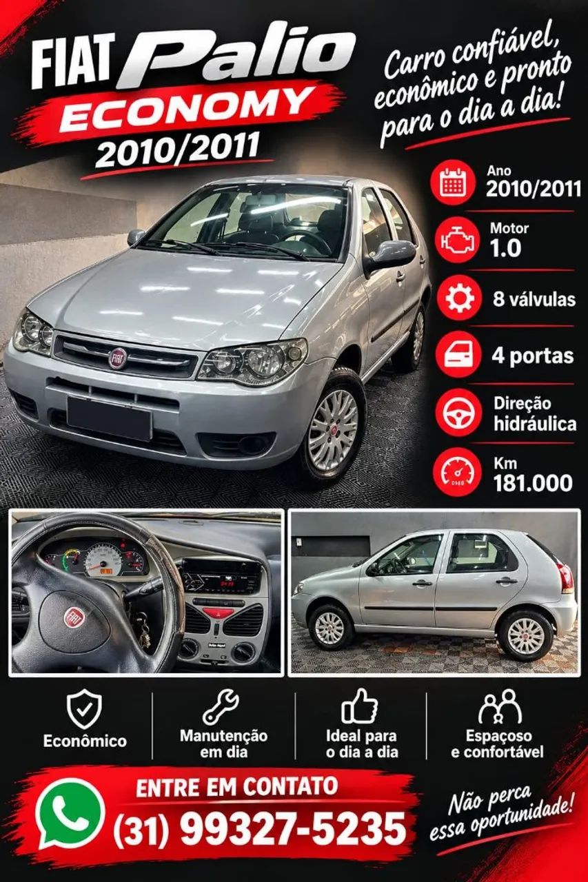 Fiat Palio Palio 1.0 ECONOMY Fire Flex 8V 4p 2011