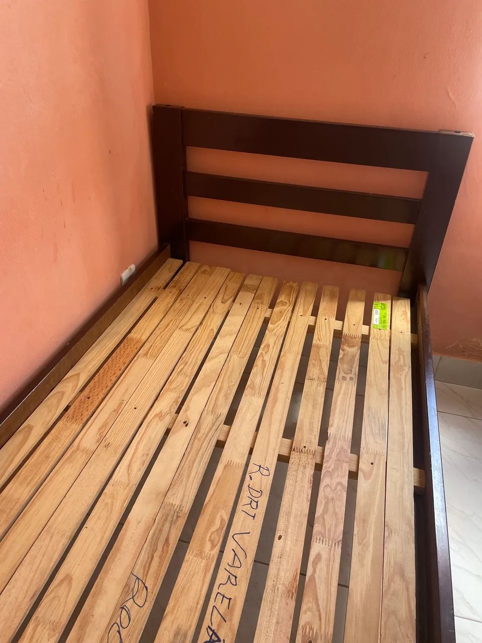Cama de solteiro madeira - Foto 3