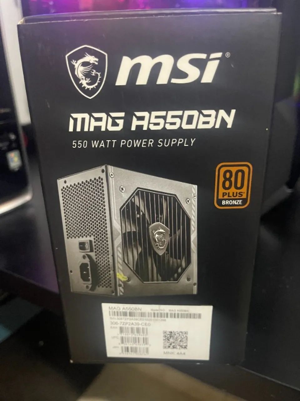 FONTE MSI MAG A550BN, ATX 550W  - Foto 3