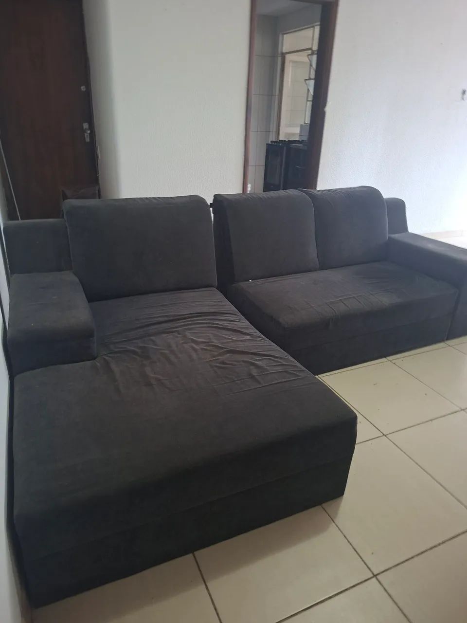 Sofá preto - Foto 3