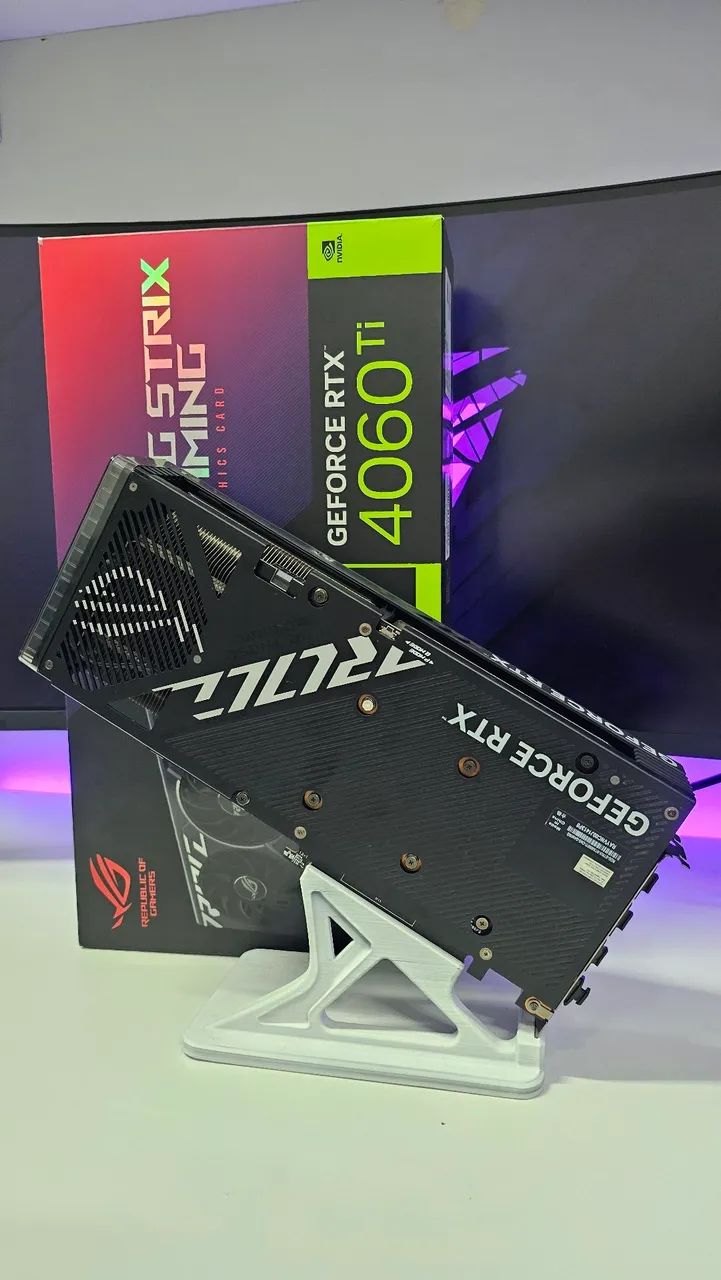 Placa de Video RTX 4060 Ti Rog Strix - 8Gb - Foto 4