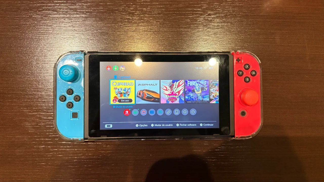 Nintendo Switch Completo - Pouco Usado, Caixa Original + Case.