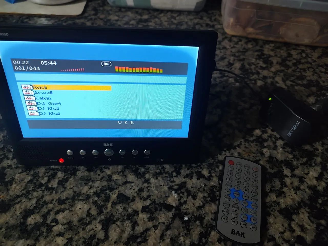 Multimídia 7 polegadas +controle+ fonte  - Foto 5