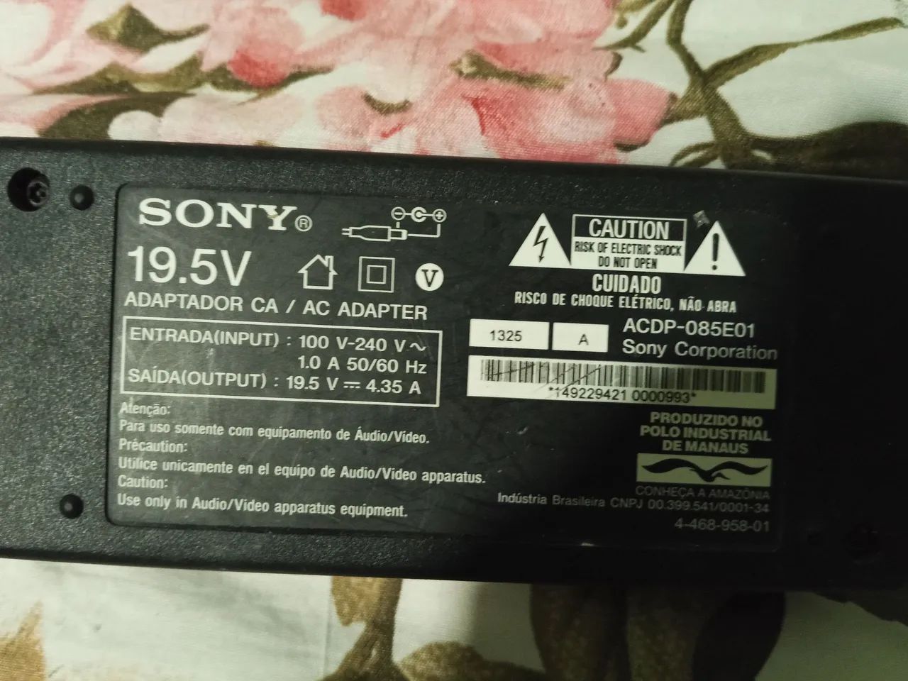 Fonte tv Sony 