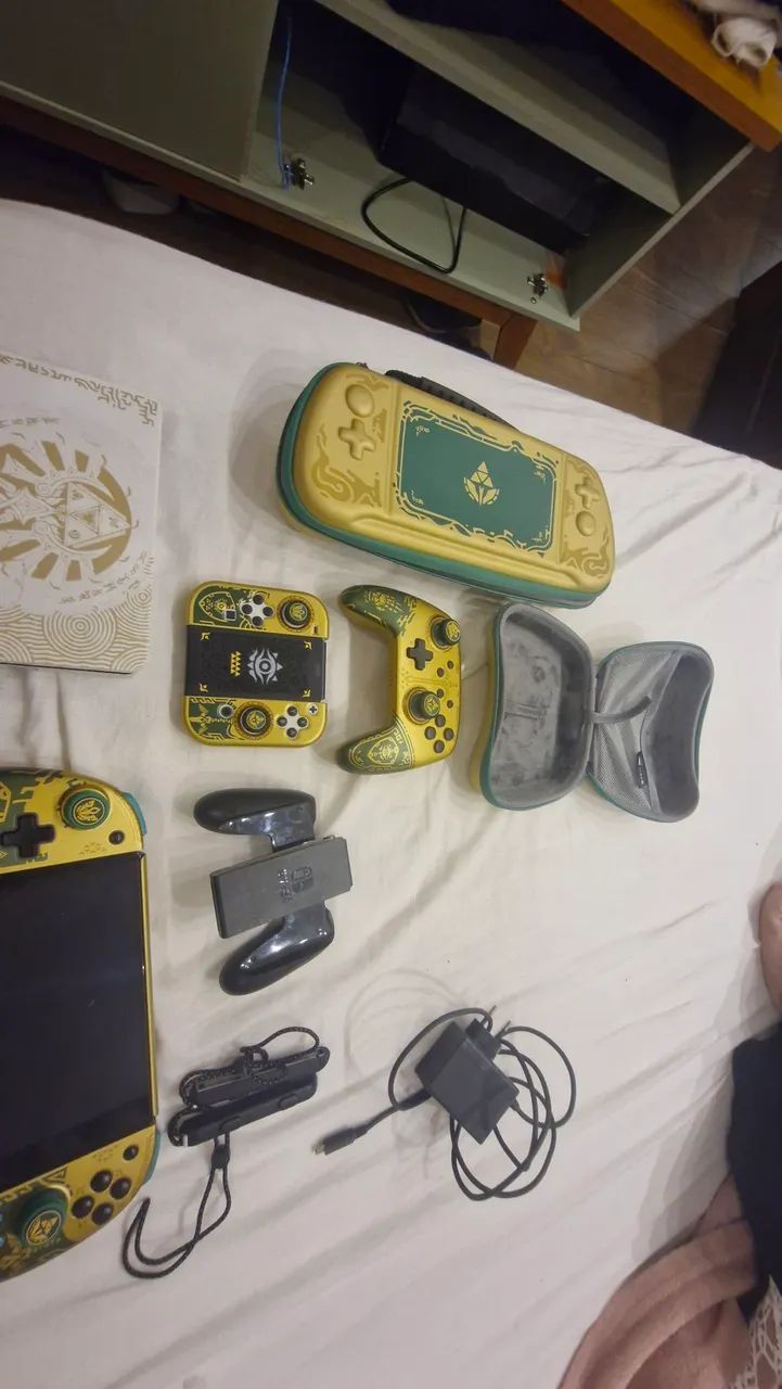 Switch OLED desbloqueado kit zelda - Foto 3