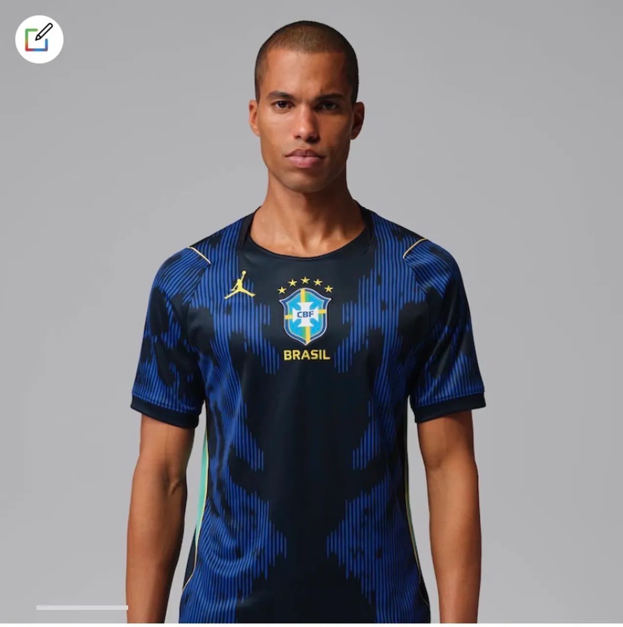 Camisa azul Brasil 