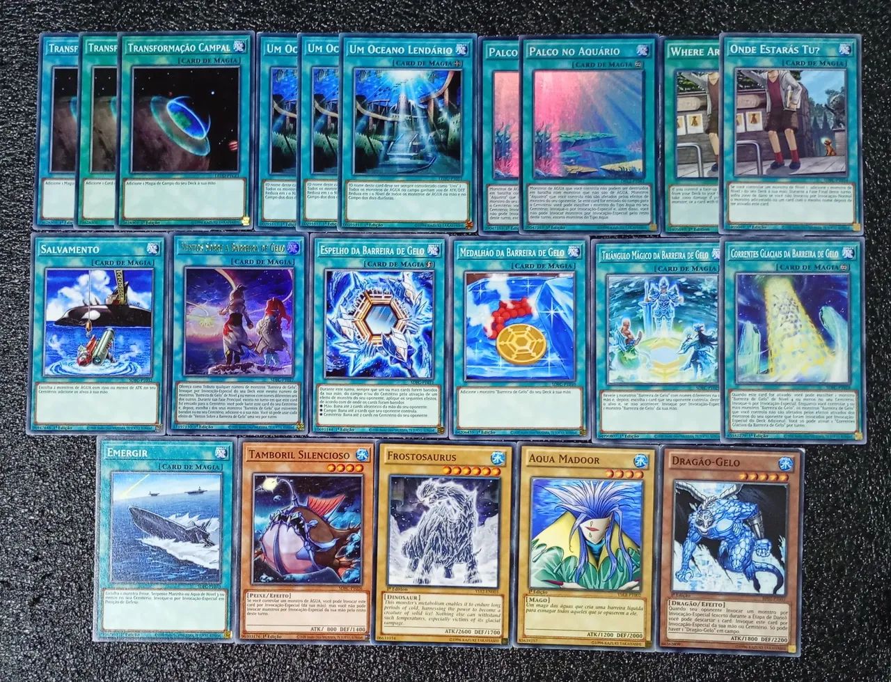 Deck barreira de gelo cartas originais de Yu-Gi-Oh  - Foto 2