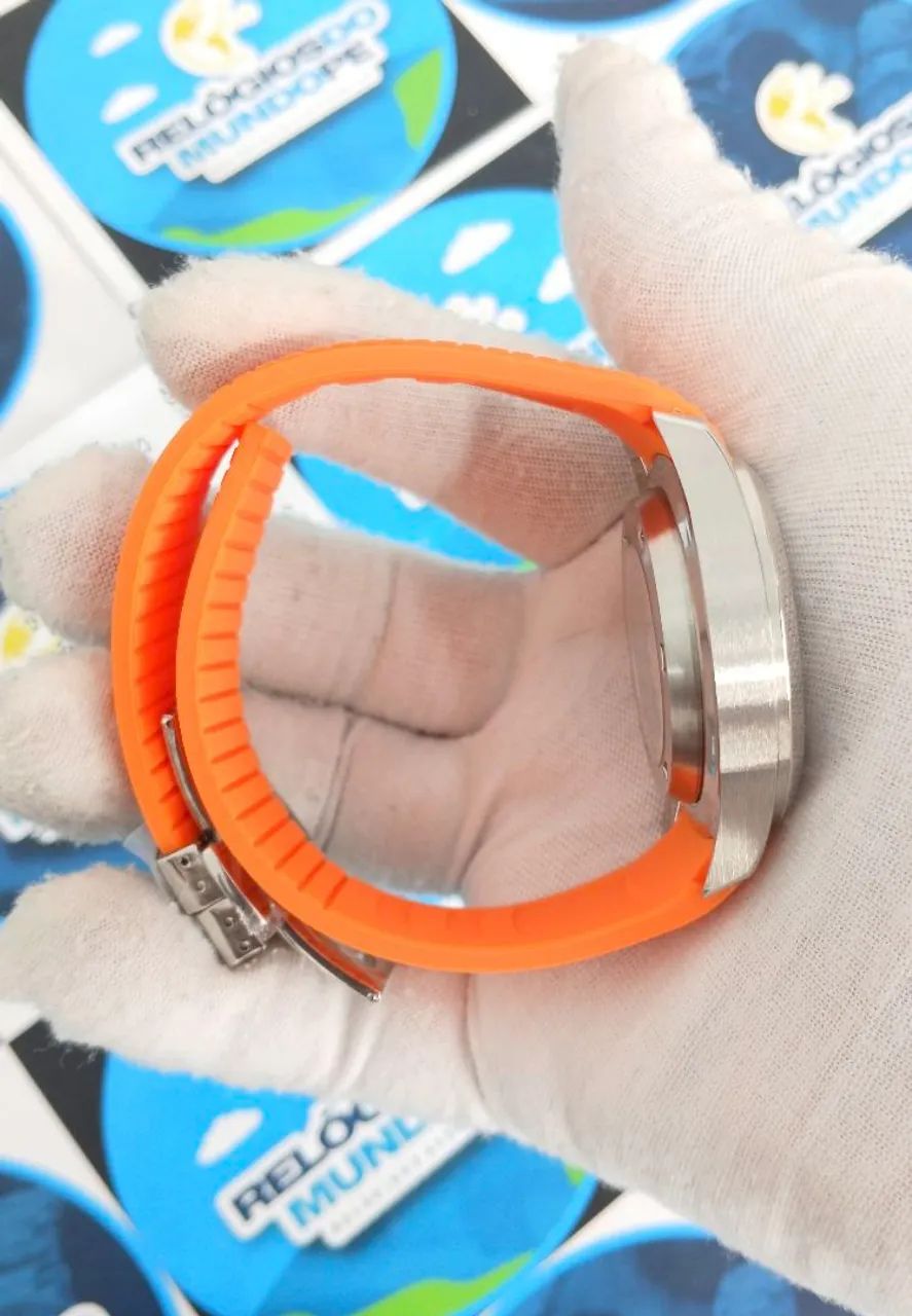 RELÓGIO PK AQUANAUT AUTOMÁTICO LARANJA - Foto 5